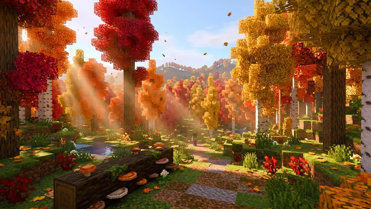 Nowy biom Dappled Forest w Minecraft 26.3 z drzewami Poplar i hubami nadrzewnymi