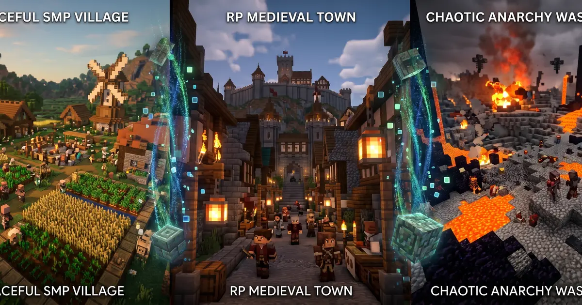 Nowe tryby serwerów Minecraft w 2026 roku: Trendy, mechaniki i technologie